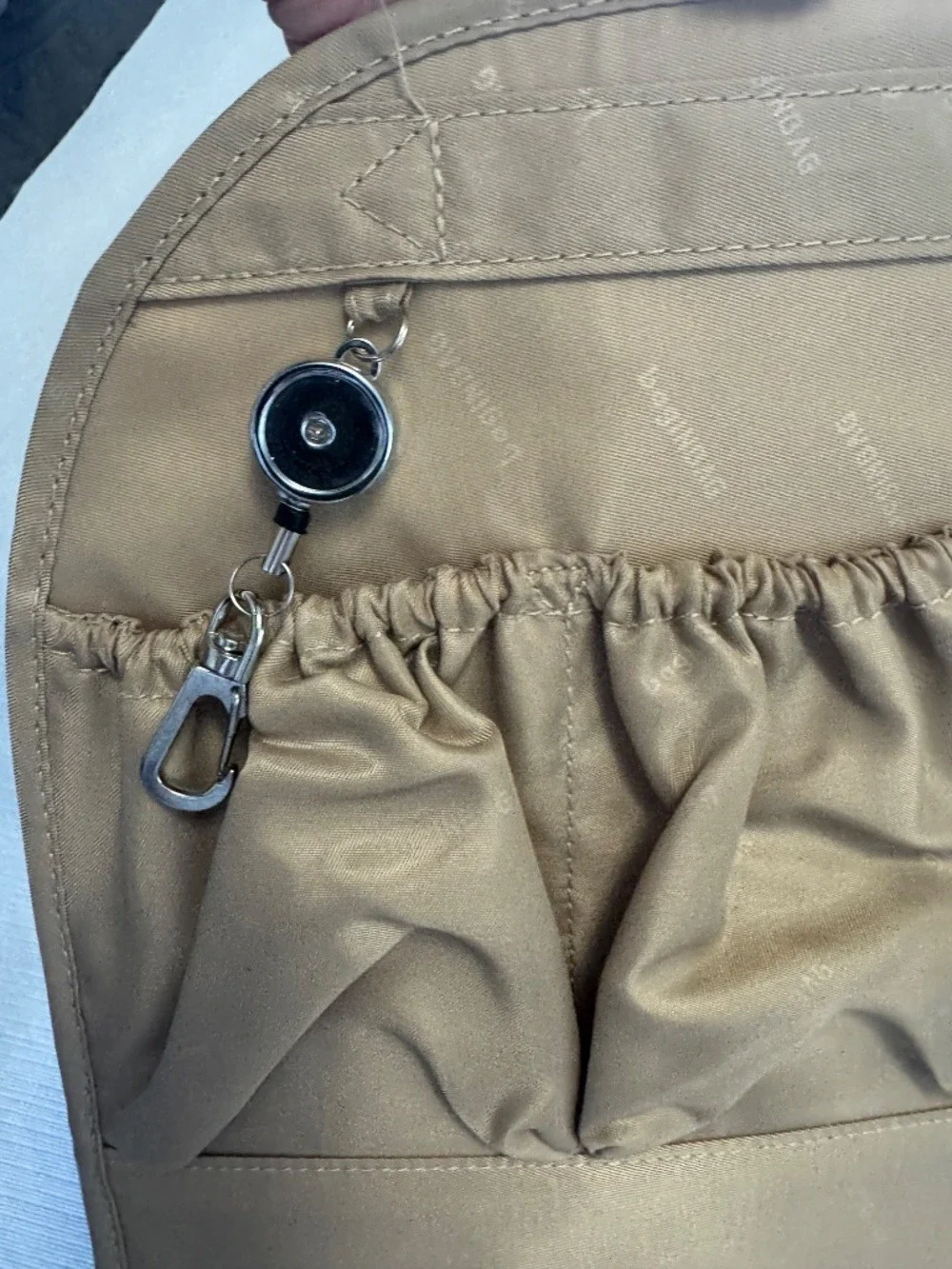 Tan Everyday Backpack Organizer